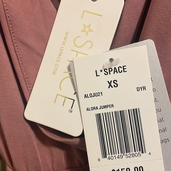 Alora L*Space Jumpsuit NWT in dusty rose - Picture 5 of 7